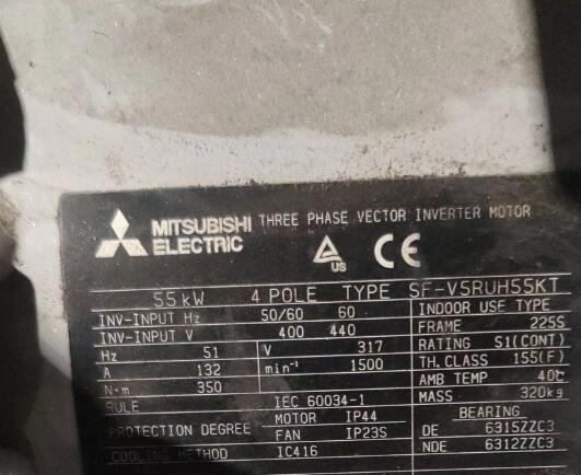 帶溫度傳感（gǎn）器THERMISTOR三菱電機（jī）SF-V5RUH55...