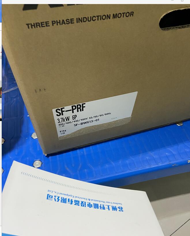 高效率三菱電機型號SF-PRF-3.7KW-6P-400V