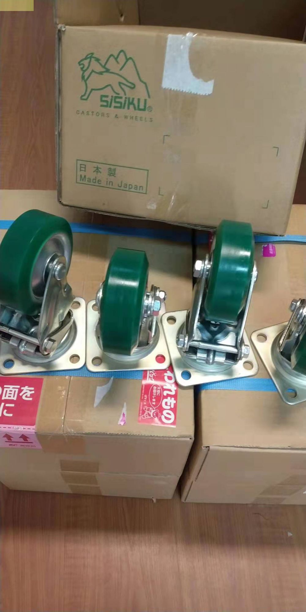 汽車製造專用 日本sisiku caster獅子吼低地板重型...