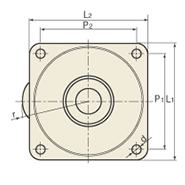 図麵 No.104HB2AF-PAHB2AF-PA ファンクションタイプキャスター