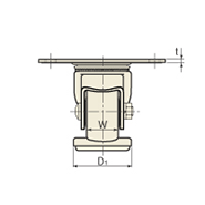 図麵 No.104HB2AF-PAHB2AF-PA ファンクションタイプキャスター